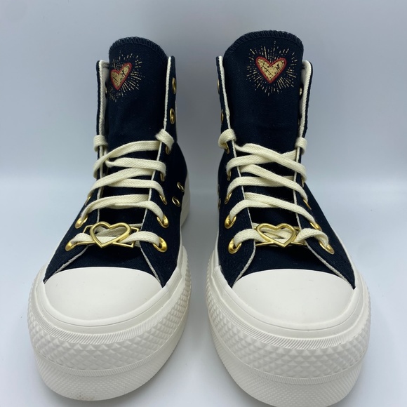 Converse Chuck Taylor All Star Hi Heart Embroidery - Picture 8 of 9